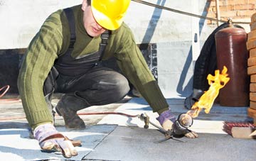 Polnish flat roof construction